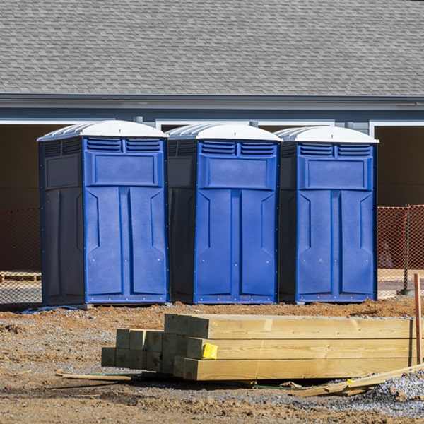 how do you dispose of waste after the porta potties have been emptied in Hagarville